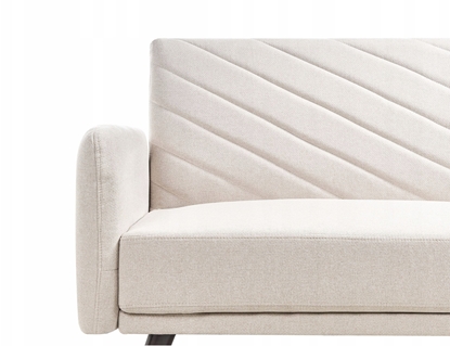 Picture of Beliani Sofa rozkadana len syntetyczny jasnobeowa SENJA