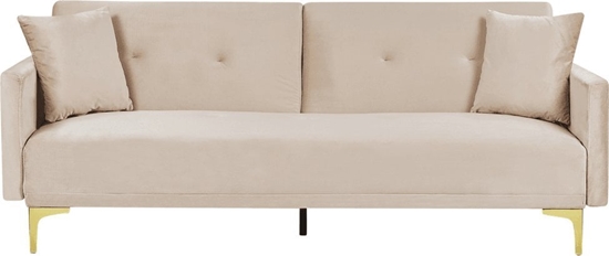 Picture of Beliani Sofa rozkadana welurowa beowa LUCAN