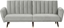 Picture of Beliani Sofa rozkadana welurowa jasnoszara VIMMERBY