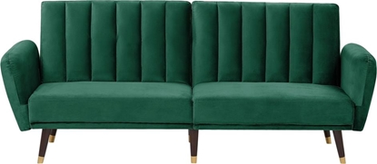 Picture of Beliani Sofa rozkadana welurowa szmaragdowa VIMMERBY
