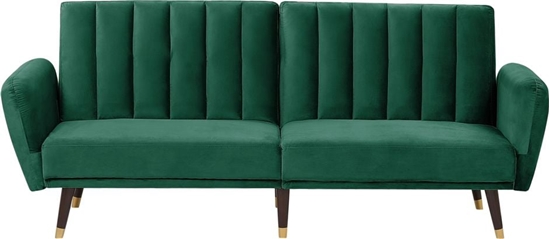 Picture of Beliani Sofa rozkadana welurowa szmaragdowa VIMMERBY