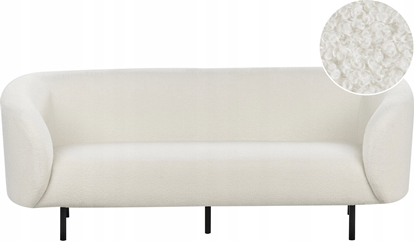 Picture of Beliani Sofa trzyosobowa boucle biao-czarna LOEN