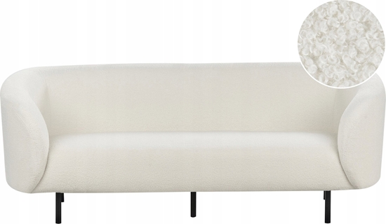 Picture of Beliani Sofa trzyosobowa boucle biao-czarna LOEN