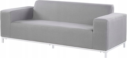 Picture of Beliani Sofa trzyosobowa dla 3 osób Tkanina Jasnoszary ROVIGO