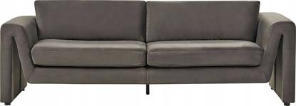 Picture of Beliani Sofa welurowa grafitowa szara MAUNU