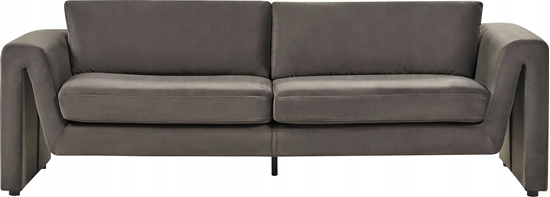 Picture of Beliani Sofa welurowa grafitowa szara MAUNU