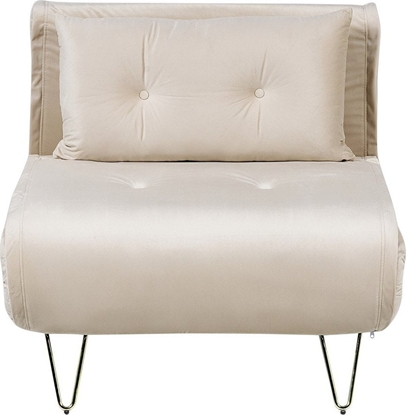 Picture of Beliani Sofa welurowa rozkadana beowa VESTFOLD