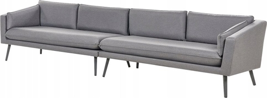 Picture of Beliani Sofa XXL dla 4 osób Tkanina Szary LORETELLO