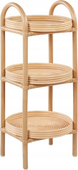 Picture of Beliani Stolik pomocniczy rattanowy 3 póki TROOLIE