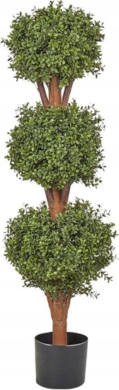 Изображение Beliani Sztuczna rolina doniczkowa 120 cm BUXUS BALL TREE