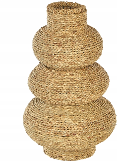 Изображение Beliani Trawa morska Wazon dekoracyjny 41 cm Beowy MARANG