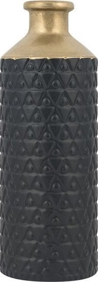 Изображение Beliani Wazon dekoracyjny ceramiczny czarny ARSIN!