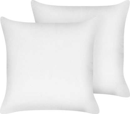 Изображение Beliani Zestaw 2 poduszek poliestrowych niskich 80 x 80 cm TRIGLAV