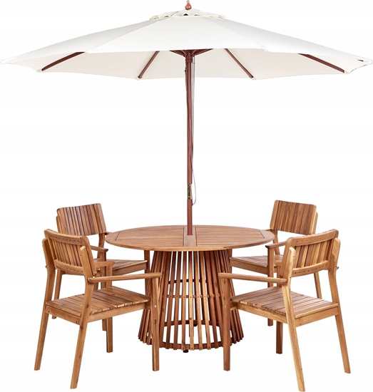 Picture of Beliani Zestaw jadalniany Drewno Jasne drewno AGELLO