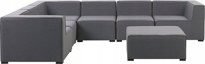 Picture of Beliani Zestaw ogrodowy 7-osobowy prawostronny szary AREZZO!