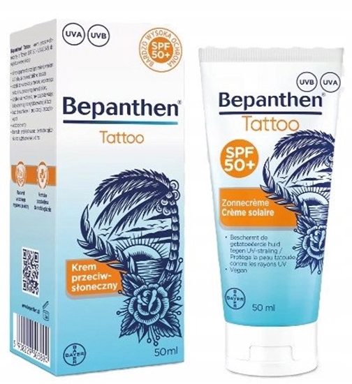 Изображение BEPANTHEN_Tattoo krem przeciwsoneczny 50ml