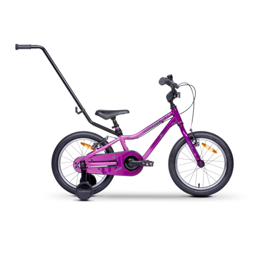 Picture of Bērnu velosipēds TABOU Mini FR, 14" rozā-violets