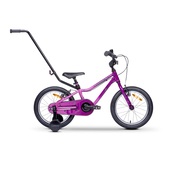Picture of Bērnu velosipēds TABOU Mini FR, 18" rozā-violets