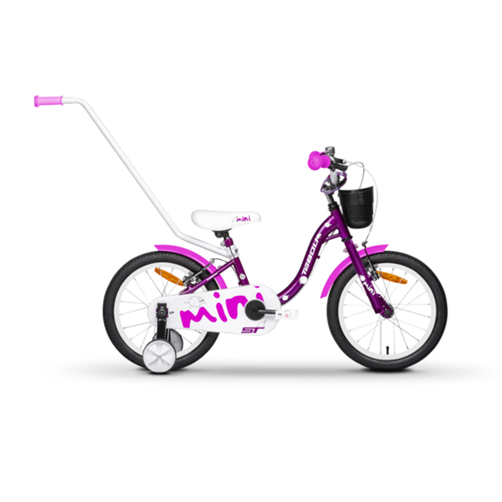 Picture of Bērnu velosipēds TABOU Mini ST, 16" violeti balts