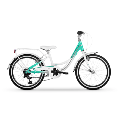 Attēls no Bērnu velosipēds TABOU Queen 20, balts-piparmētru krāsā