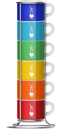 Изображение Bialetti Bialetti Color - Zestaw 6 filianek do espresso na stojaku