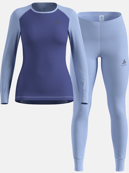 Picture of Bielizna termoaktywna - zestaw Odlo Set ACTIVE WARM Special Set roz. S Granatowa