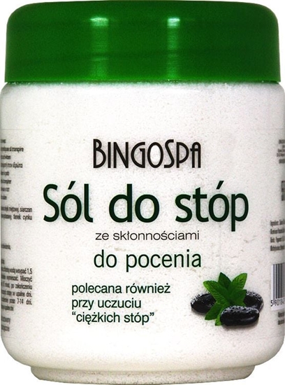 Picture of BingoSpa Sól do stóp ze skonnociami do pocenia 550g