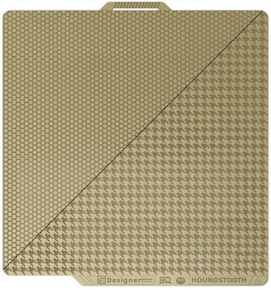 Attēls no BIQU Panda Dual Textured PEI - dwustronna nakadka z wzorem plastra miodu i pepitki - do Bambu Lab X1, P2S, P1 i A1 - 257x257mm}