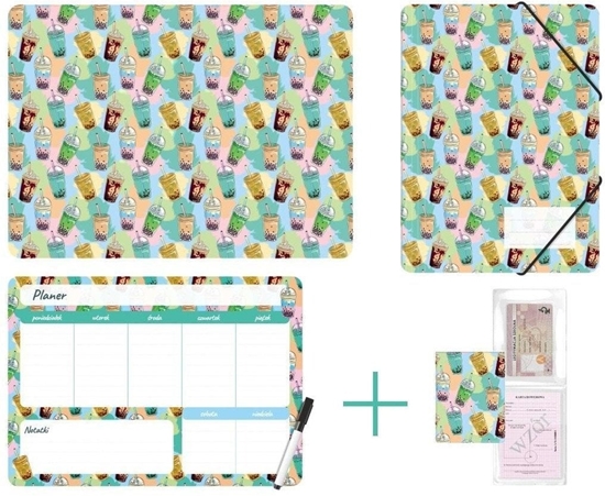 Picture of Biurfol Zestaw szkolny z nadrukiem Bubble Tea