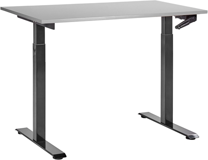Picture of Biurko Beliani Destines Szaro-Czarne 120 cm x 72 cm