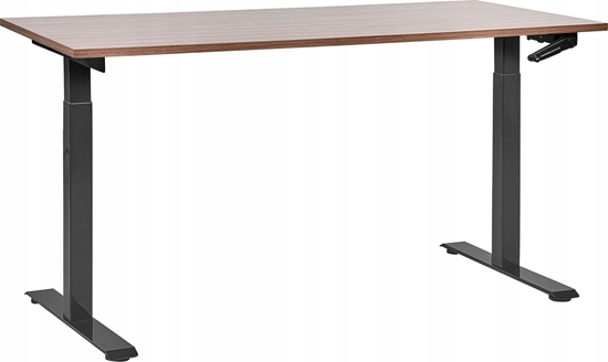 Picture of Biurko Beliani Destin III Brzowo-Czarne 160 cm x 72 cm