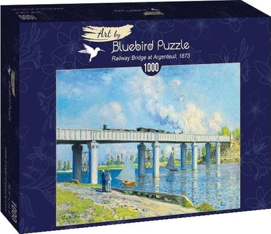 Изображение Bluebird Puzzle Puzzle 1000 Widok na most kolejowy w Argenteuil, Claude Monet