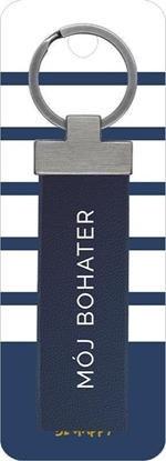 Изображение Brelok prezentowy z napisem Mój Bohater