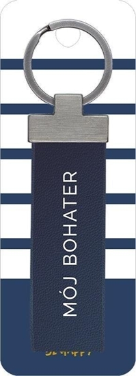 Изображение Brelok prezentowy z napisem Mój Bohater