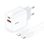 Изображение BWOO wall charger CDA182 QC 38W 1x USB-A + 1x USB-