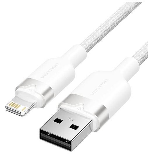 Изображение CABLE USB2.0 TO LIGHTNING/1M WHITE LANWF VENTION