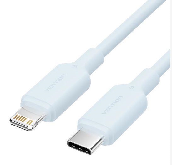 Изображение CABLE USB-C TO LIGHTNING/1M BLUE LAKSF VENTION