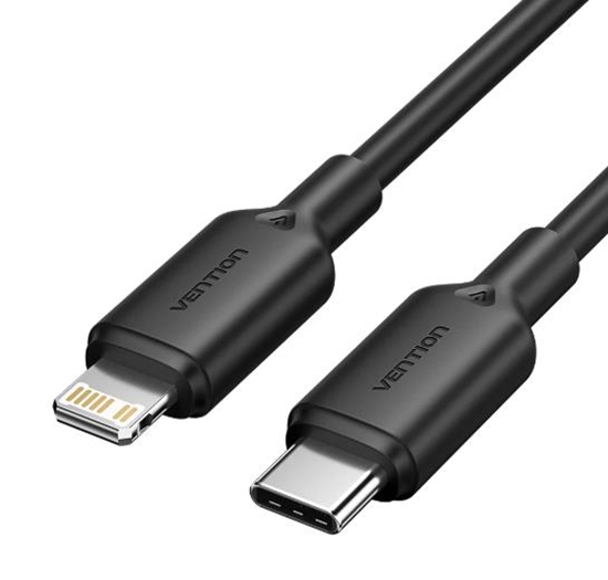 Изображение CABLE USB-C TO LIGHTNING/2M BLACK LAKBH VENTION