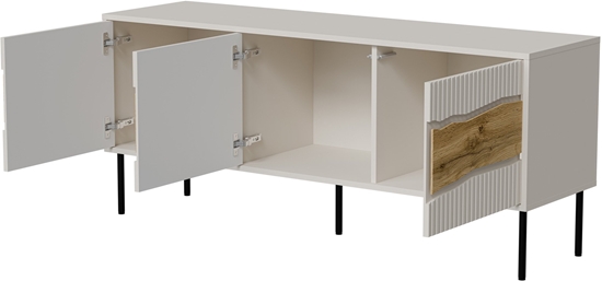 Изображение Cama Szafka RTV INSERTO 3D 143,5x40x61,5 kaszmir + LED