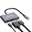 Attēls no Canyon CANYON hub DS-4 3in1 USB-C Grey