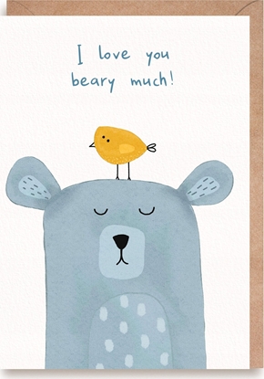 Изображение Cardie Walentynka I love you beary much, eko koperta K159