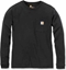 Picture of Carhartt Koszulka Carhartt WK126 Workwear Pocket L/S Black