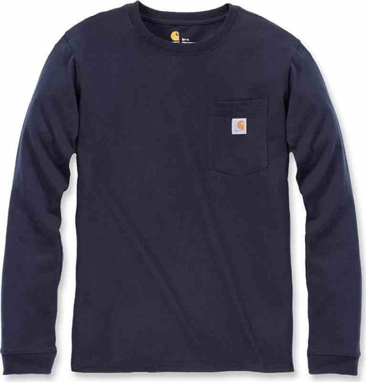 Изображение Carhartt Koszulka Carhartt WK126 Workwear Pocket L/S Navy