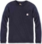 Изображение Carhartt Koszulka Carhartt WK126 Workwear Pocket L/S Navy