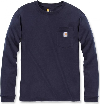 Изображение Carhartt Koszulka Carhartt WK126 Workwear Pocket L/S Navy