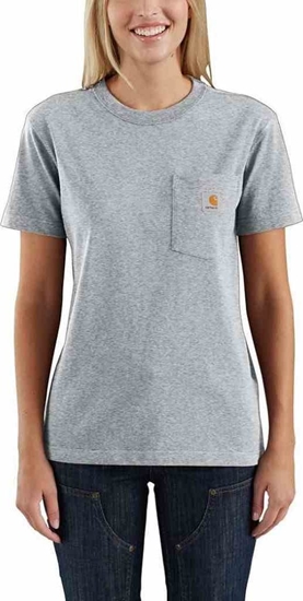 Изображение Carhartt Koszulka Carhartt WK87 Workwear Pocket S/S Grey