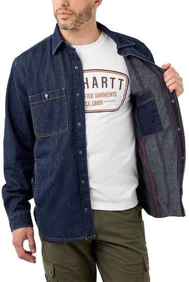 Изображение Carhartt Ocieplana Koszula Carhartt Relaxed Denim Glacier
