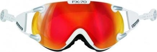Изображение Casco Gogle narciarskie FX-70 Carbonic white orange L