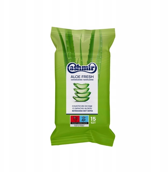 Picture of Cashmir Chusteczki Nawilane Do Rk 15szt Aloe Fresh..