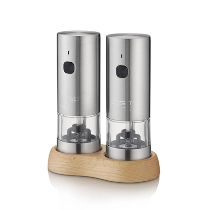 Изображение Caso Salt and Pepper Grinder | SpiceDuo | Electric | Housing material Stainless steel | Lithium